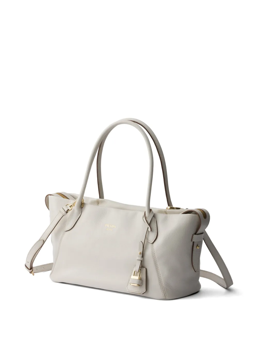 Prada Leren shopper Beige