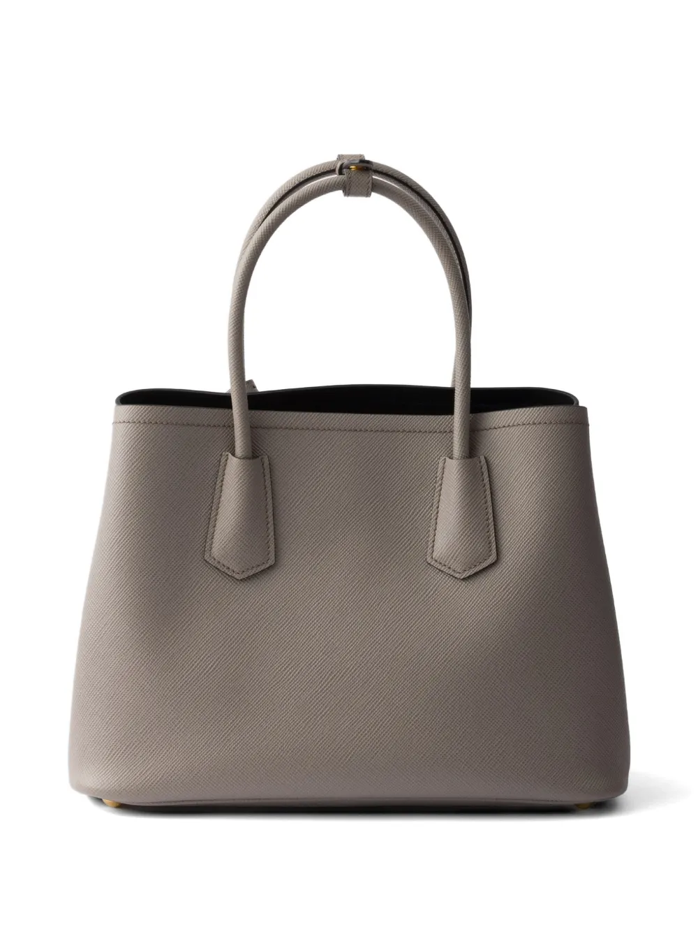 Prada Medium Double Saffiano leren tas Grijs