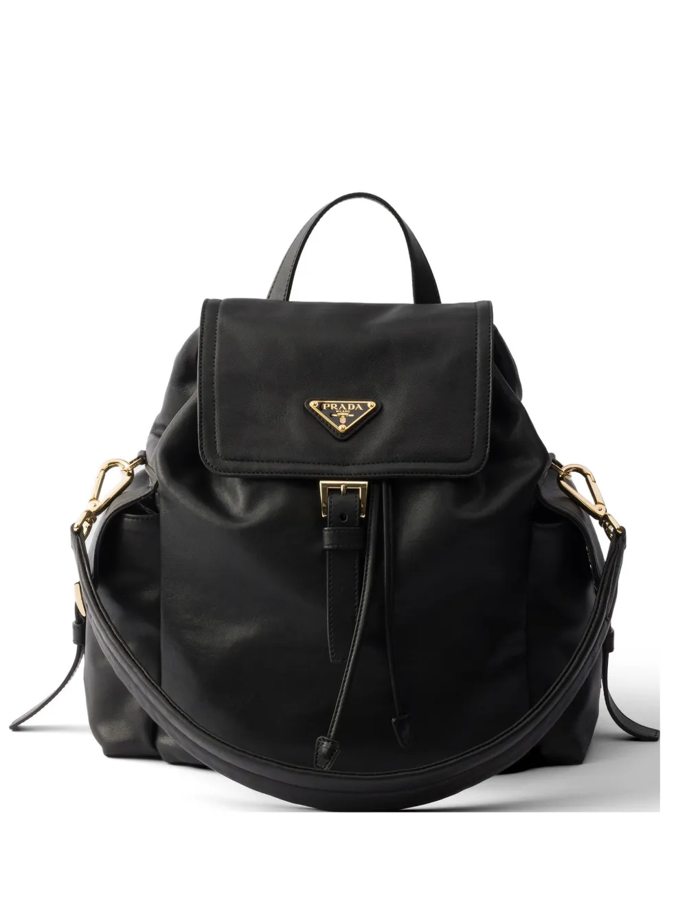 Prada Explore medium nappa leather backpack - Schwarz