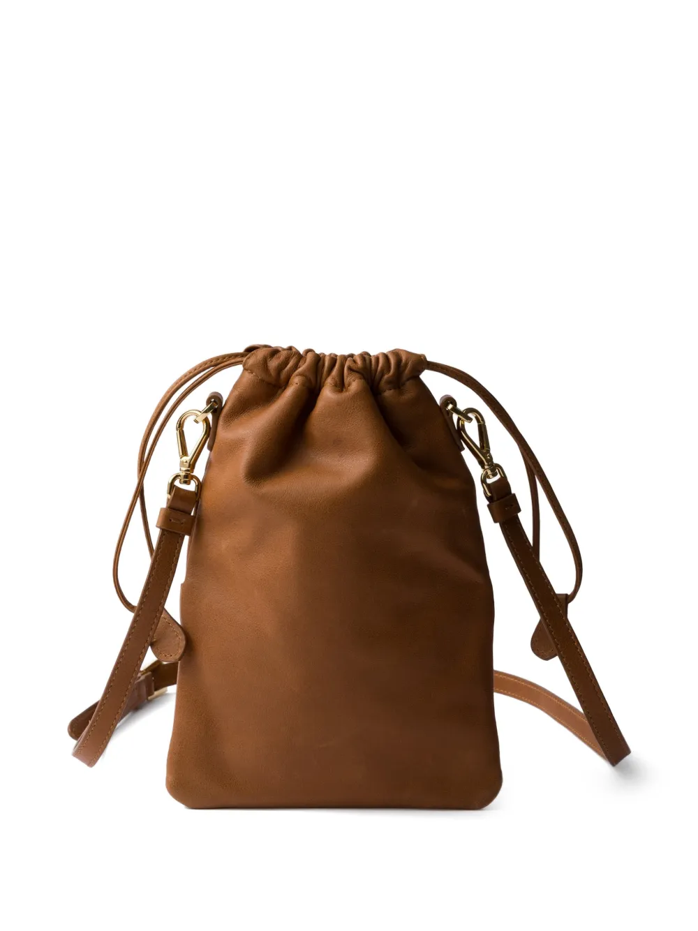 Prada nappa-leather Pouch | Brown | FARFETCH