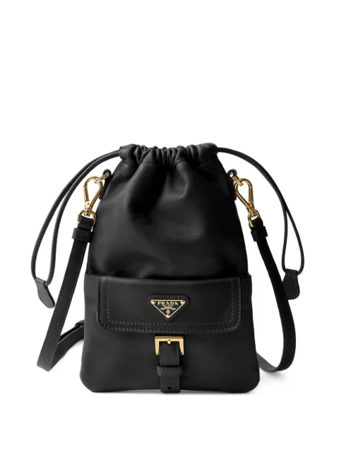 Prada nappa leather pouch