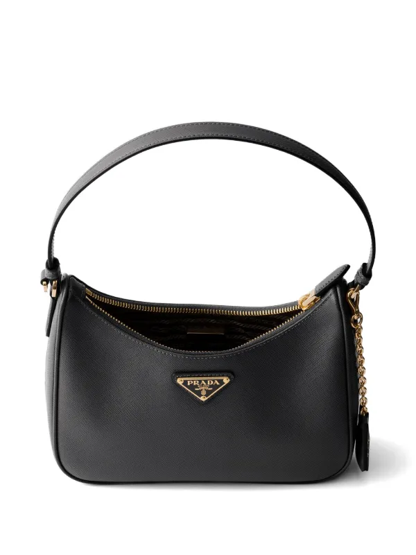 【PRADA】ハンドバッグ Prada Re-Edition 2005 Saffiano Leather mini-bag | Black | FARFETCH