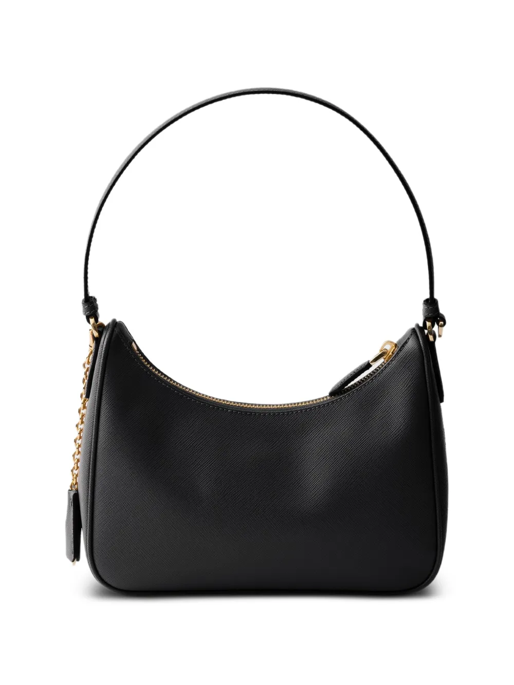 Prada Re-Edition 2005 schoudertas van saffiano leer Zwart
