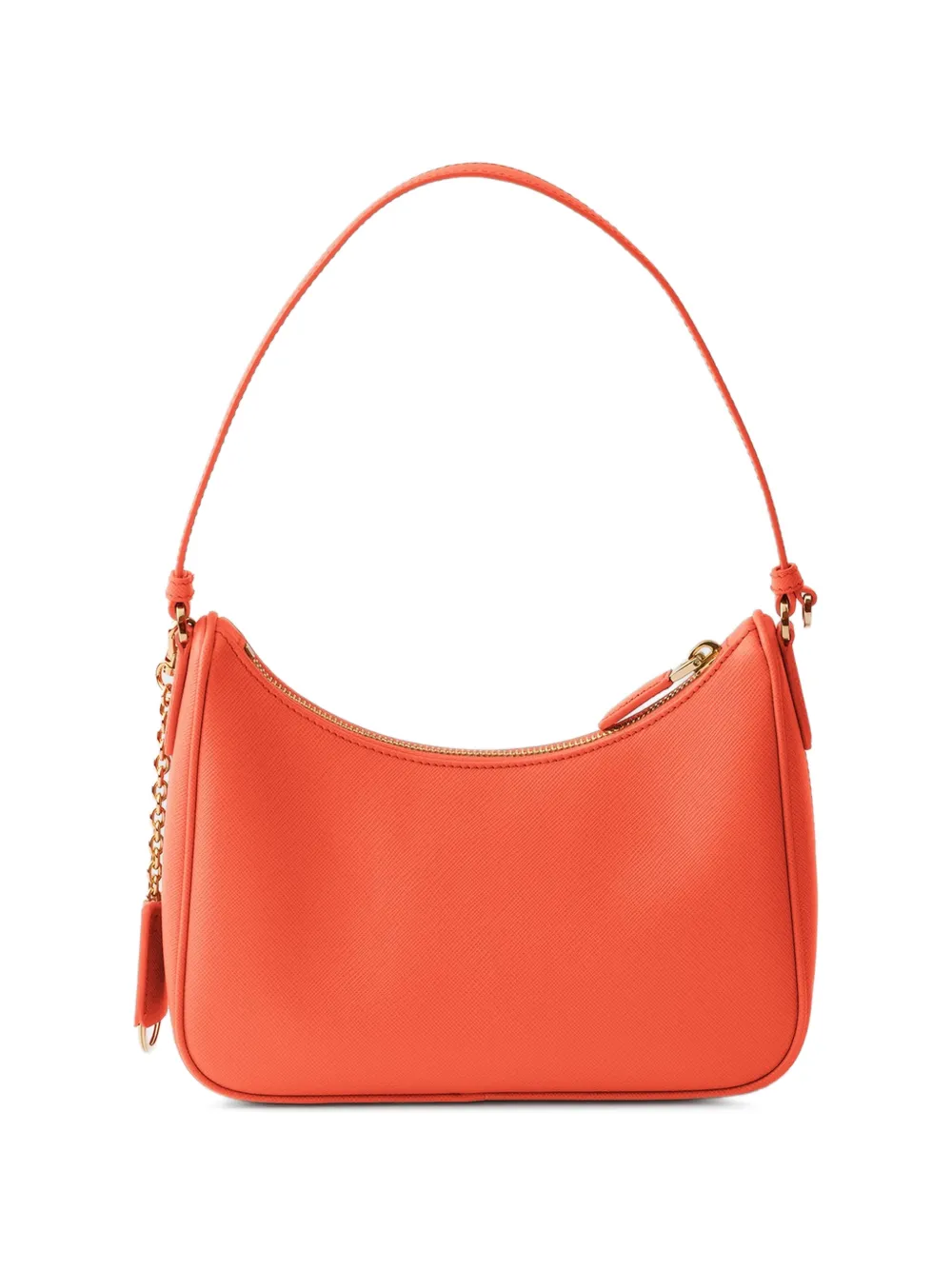 Prada Re-Edition 2005 mini-tas van saffiano leer Oranje