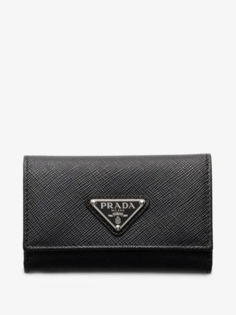 Prada funda para llaves Saffiano