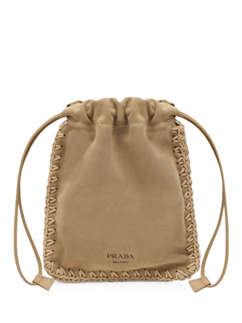 Prada suede smartphone case - Toni neutri