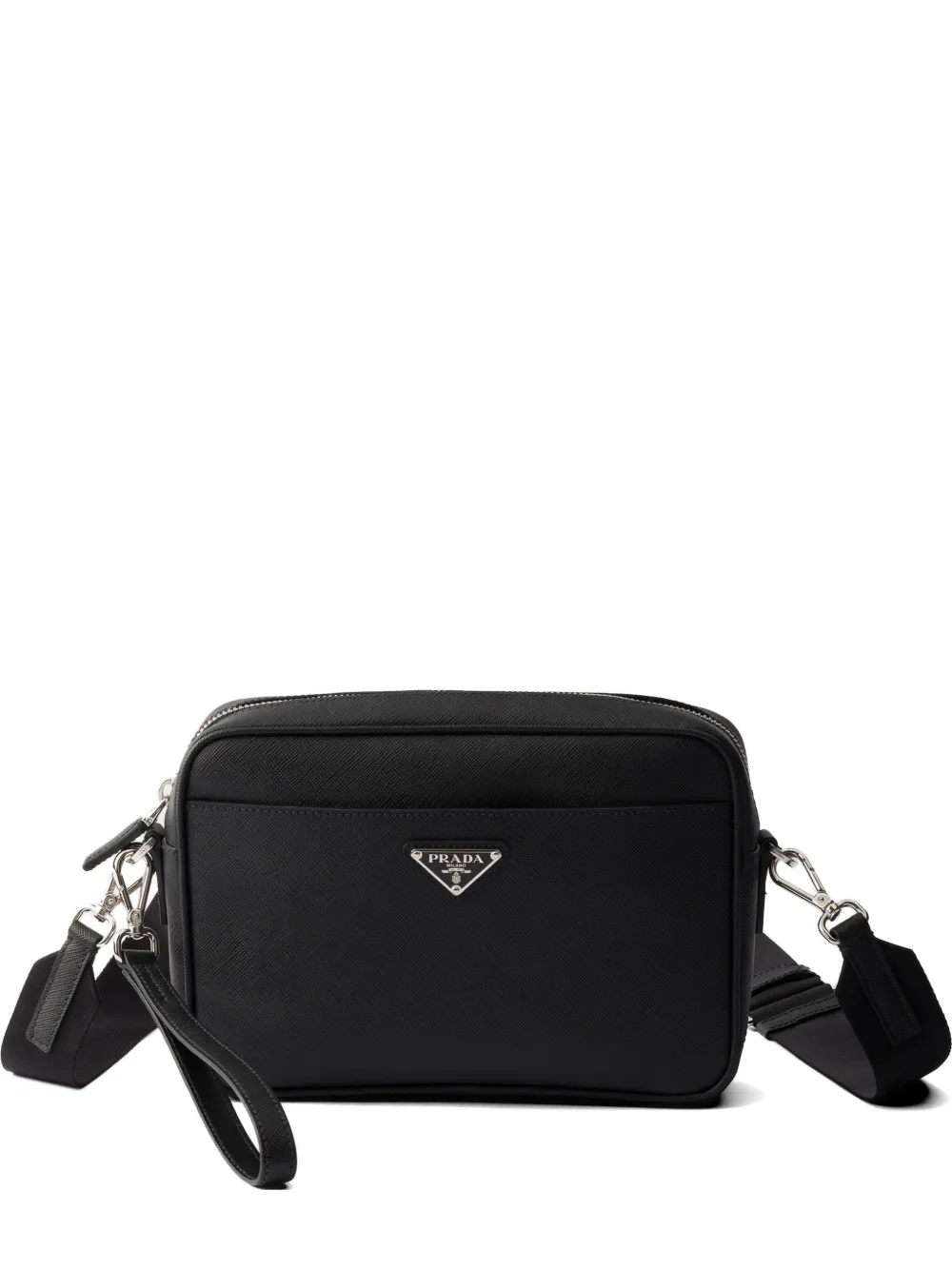 Prada Saffiano leather shoulder bag - Schwarz