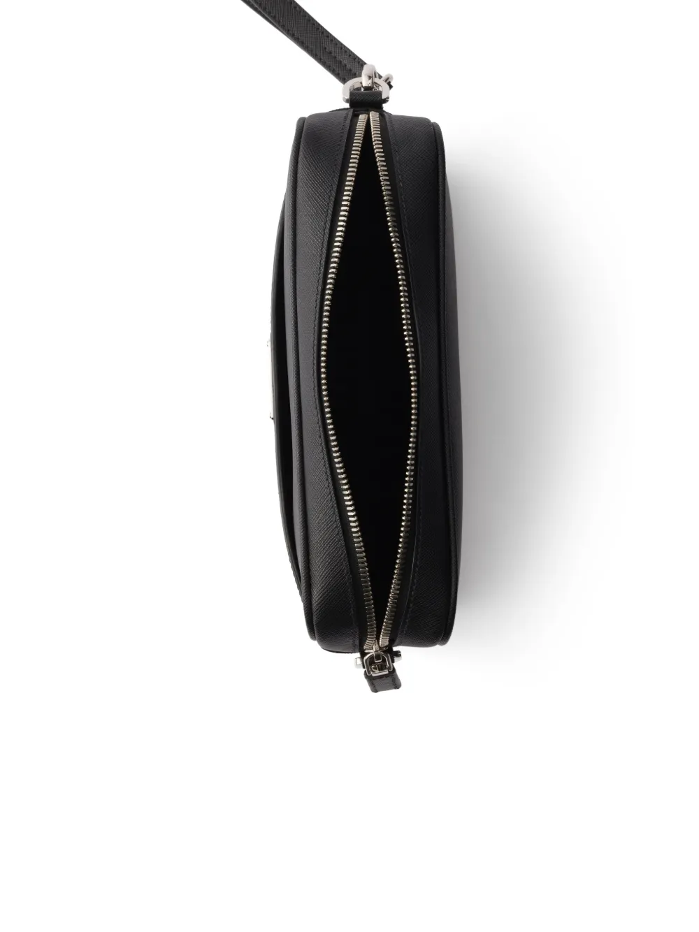 Prada Leren schoudertas Zwart