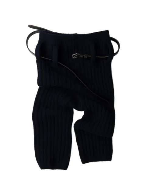 Prada wool and cashmere short leggings