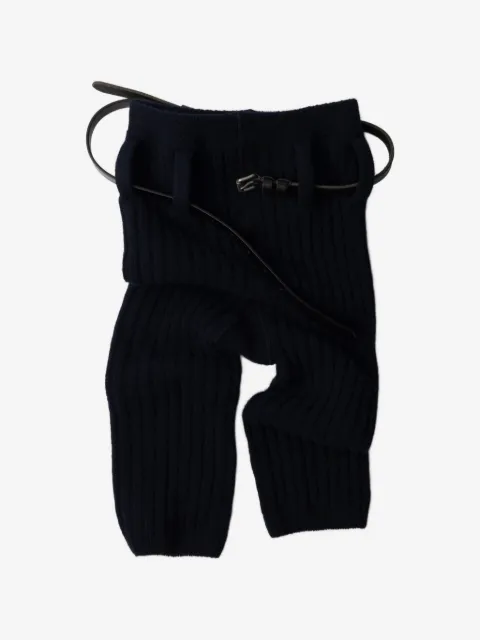 Prada wool and cashmere short leggings