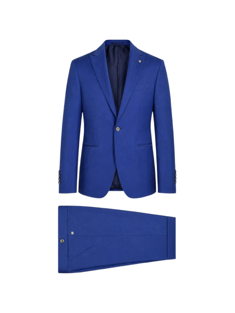 LUIGI BIANCHI MANTOVA single-breasted notch-lapel suit - Blu