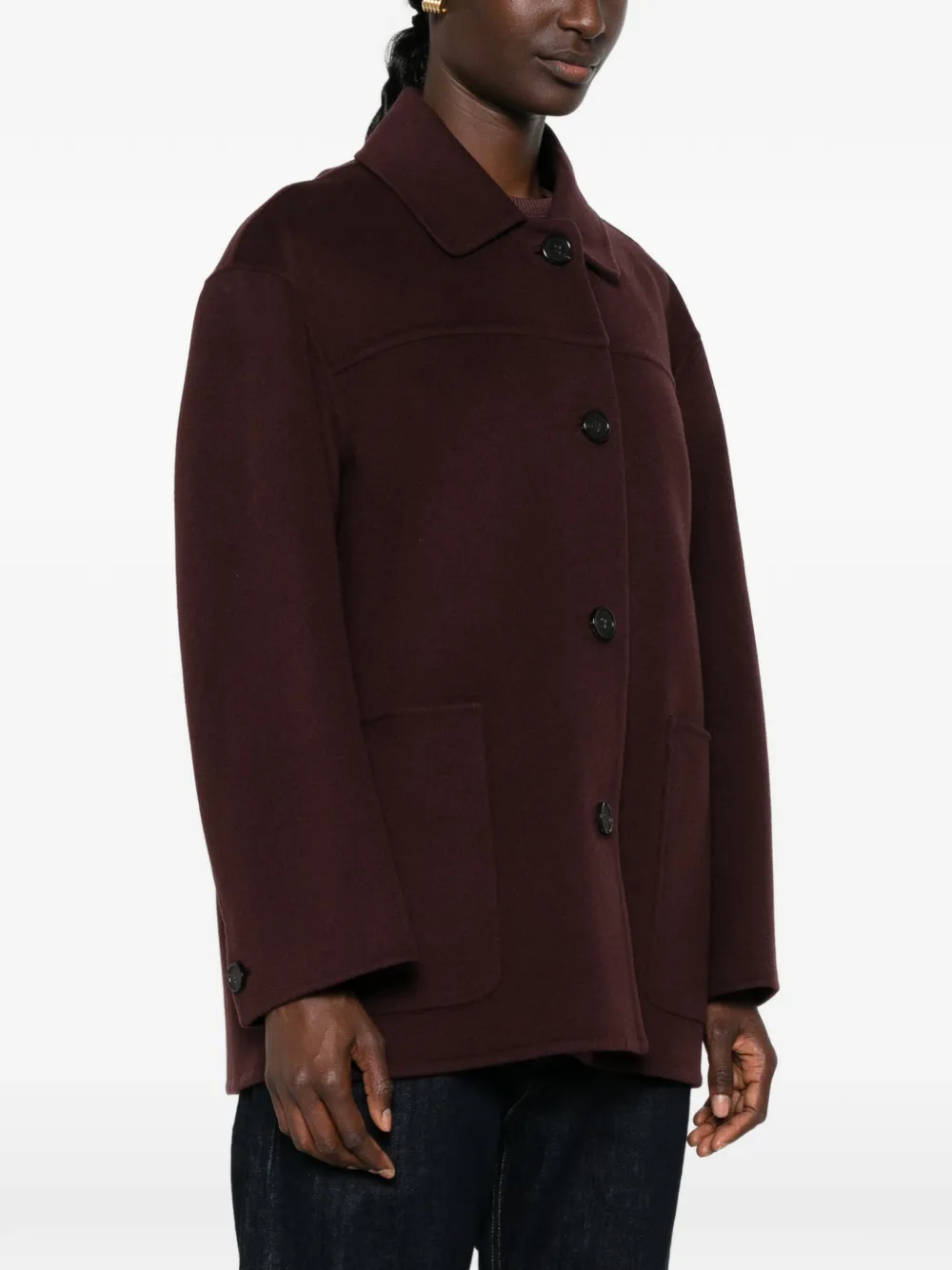  's Max Mara Giugno Coat - Rojo 