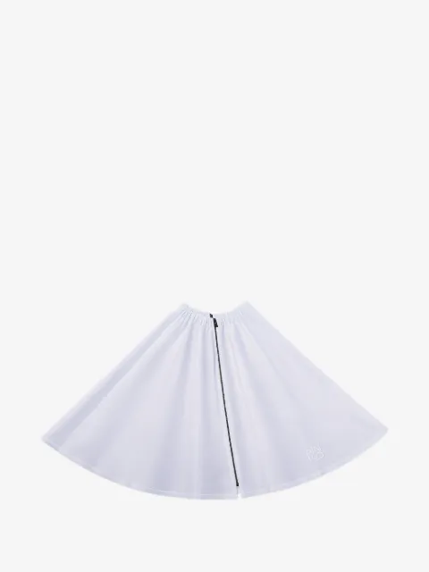 Pinko Kids falda acampanada con logo bordado