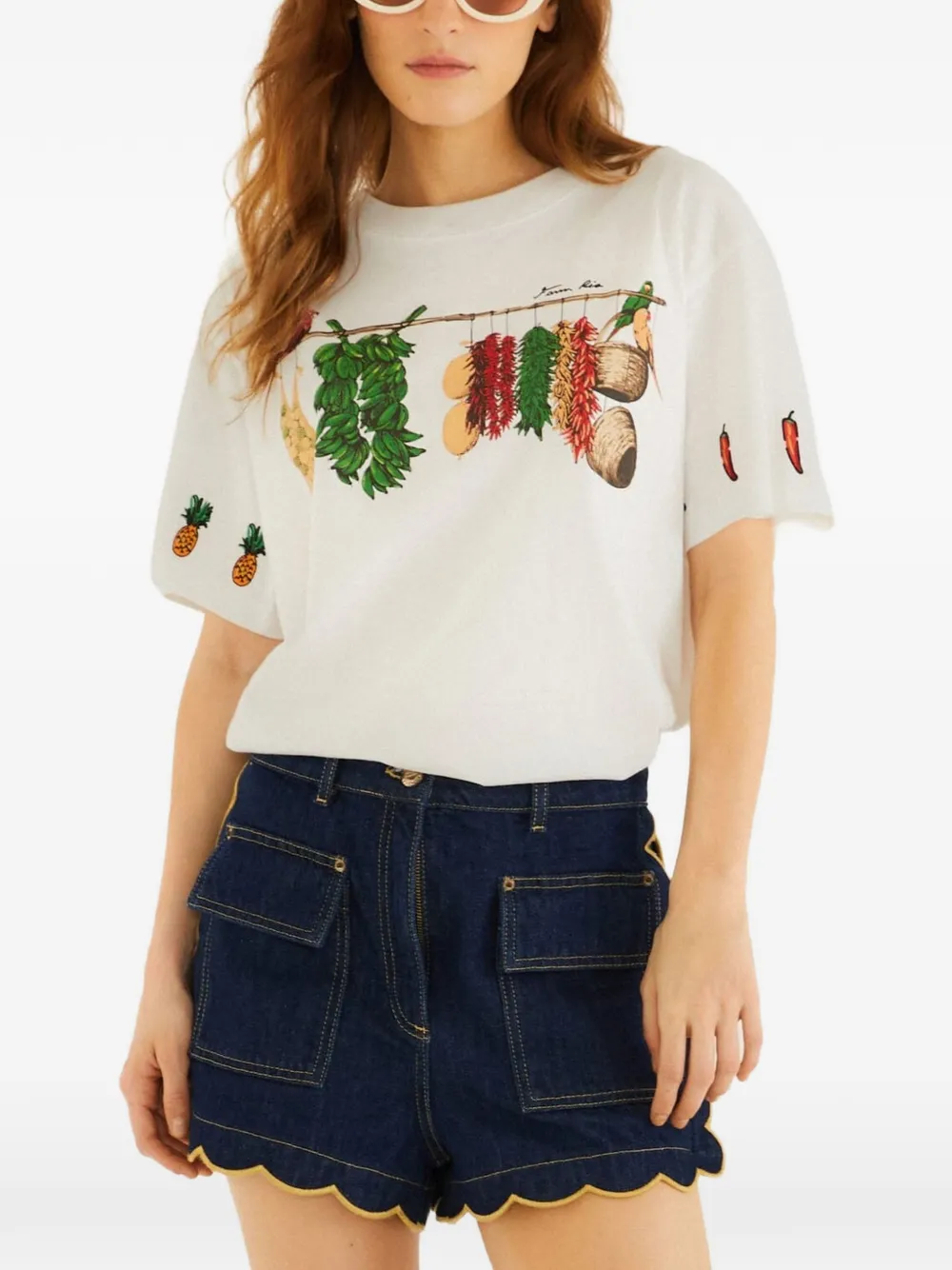 FARM Rio graphic-print T-shirt