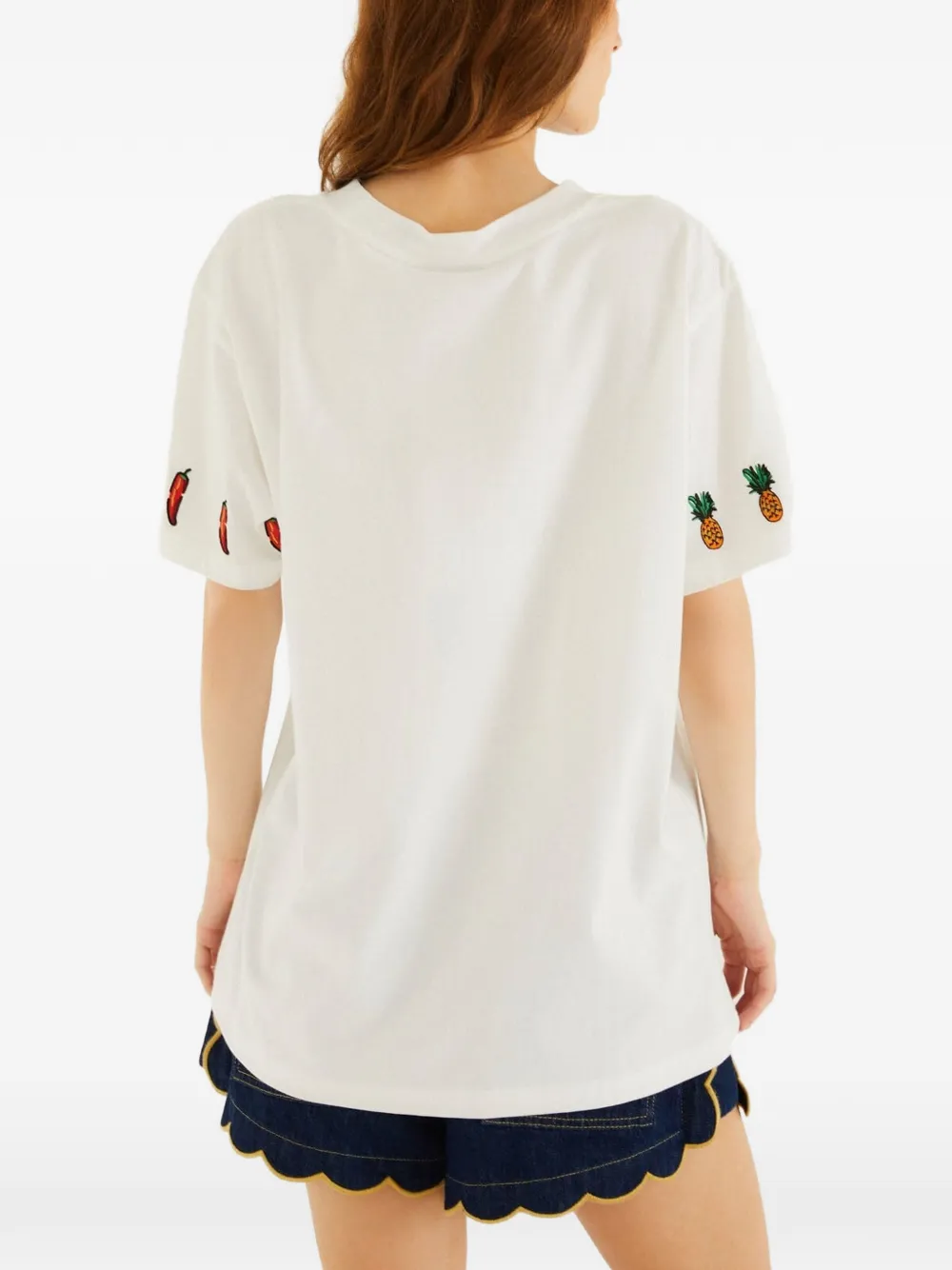 FARM Rio T-shirt met print Beige