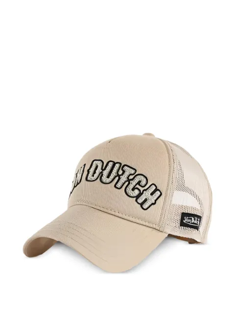 Von Dutch Buckl M logo-patch cap