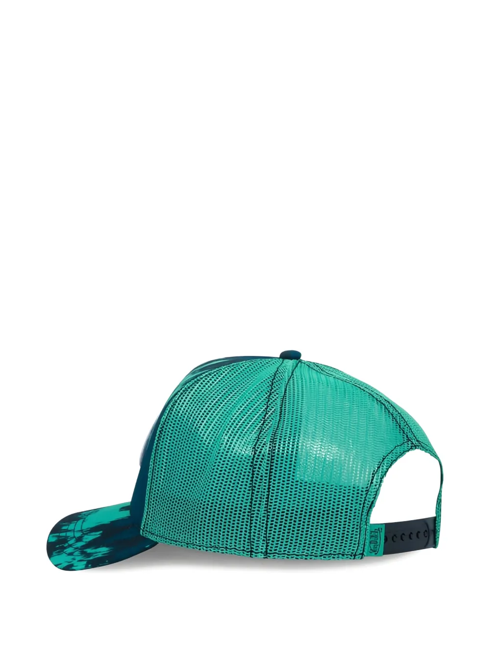  Von Dutch Abstract-print Mesh-panel Cap - Verde 
