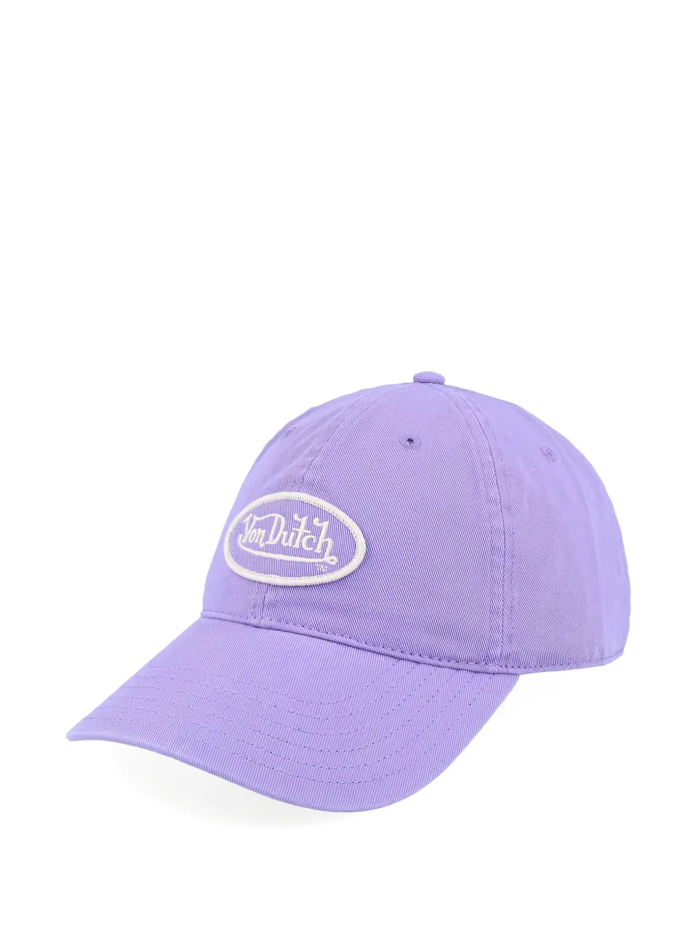 Von Dutch Logo-patch Cap In Purple