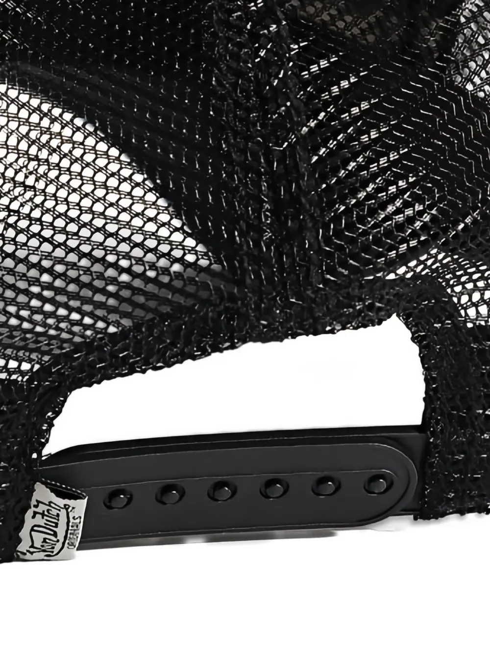 Von Dutch Mesh-panel Cap In Black