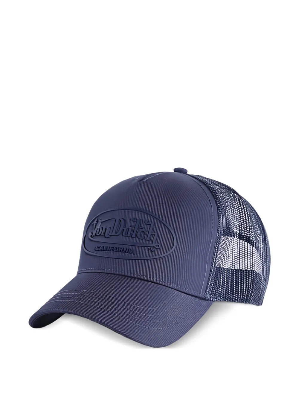 Von Dutch logo-patch mesh-panel cap - Blu