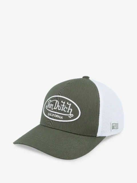Von Dutch logo-patch mesh-panel baseball cap