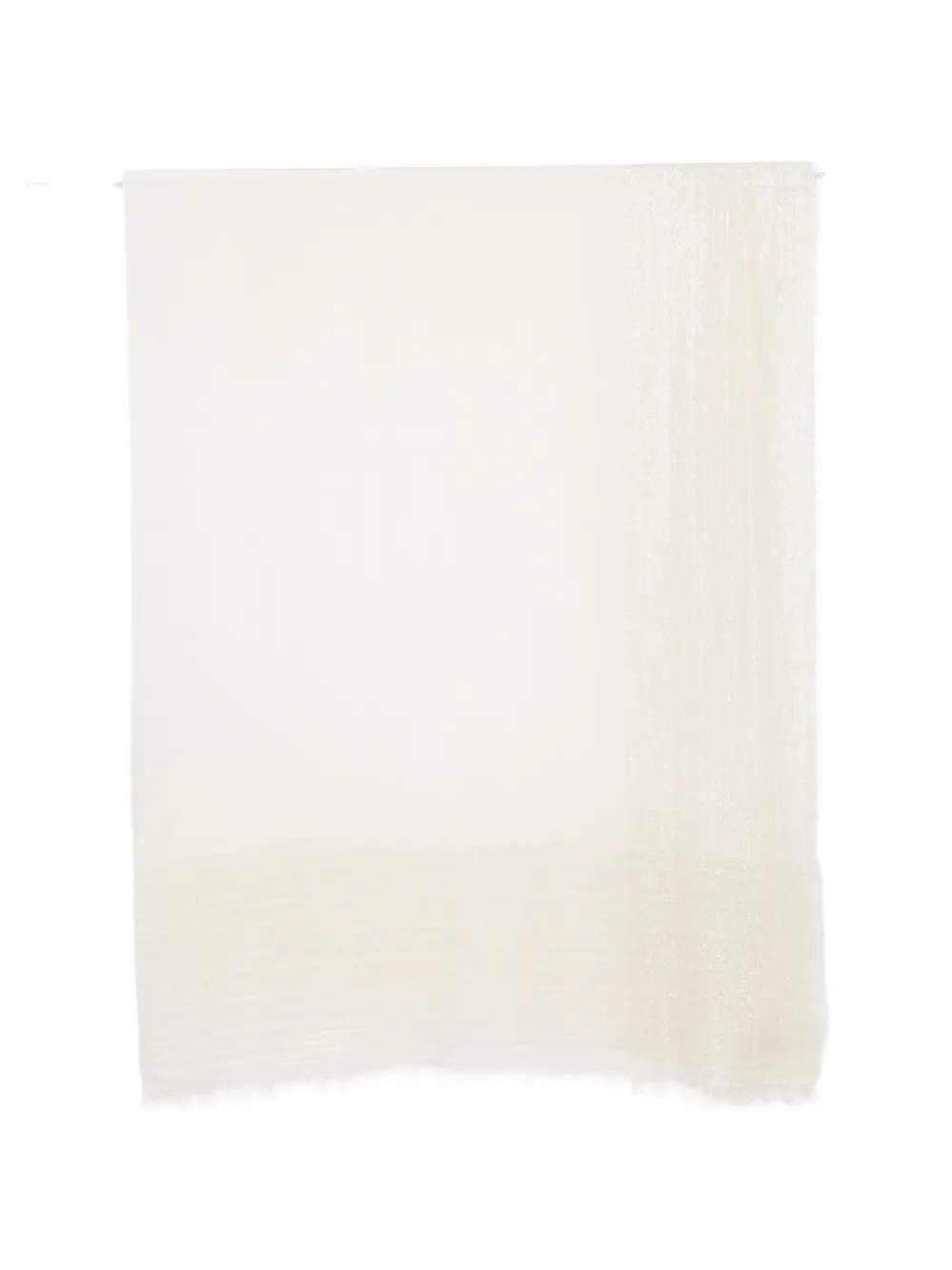 Faliero Sarti Clary frayed scarf - Nude