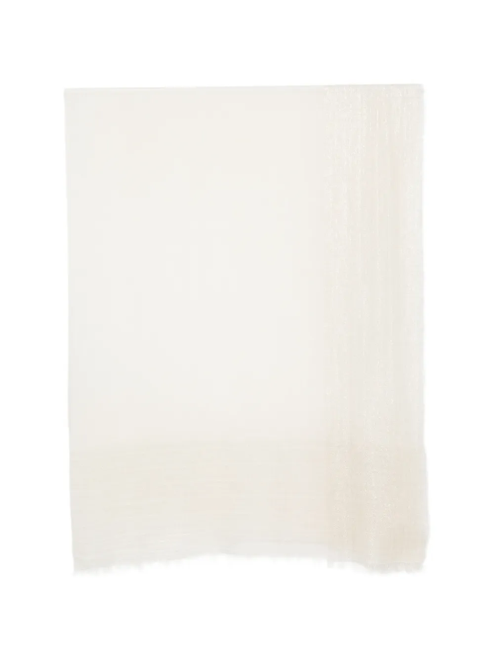 Faliero Sarti Clary frayed scarf - Toni neutri