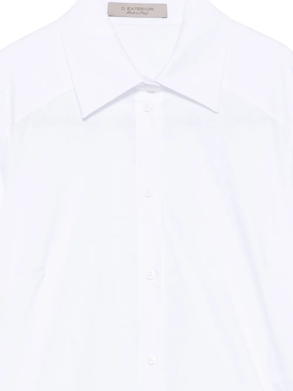 D.Exterior Button-up overhemd Wit