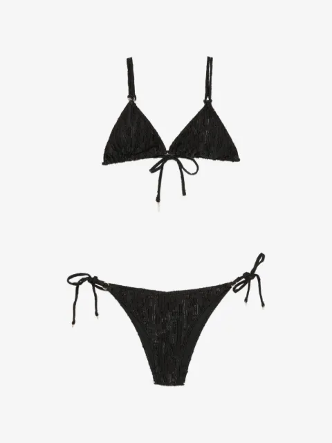 COTAZUR textured triangle bikini
