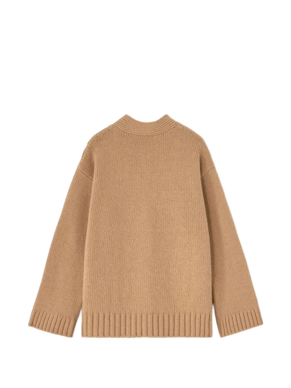 GANNI Button-up vest Beige