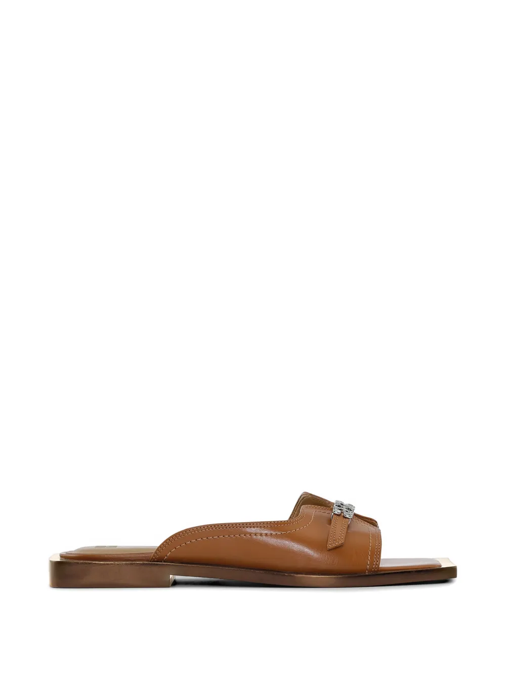 GANNI buckle-fastening flat sandals Bruin
