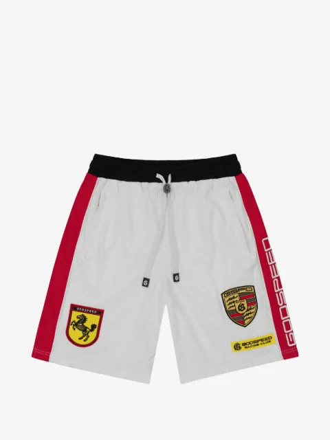 GODSPEED logo-patch shorts