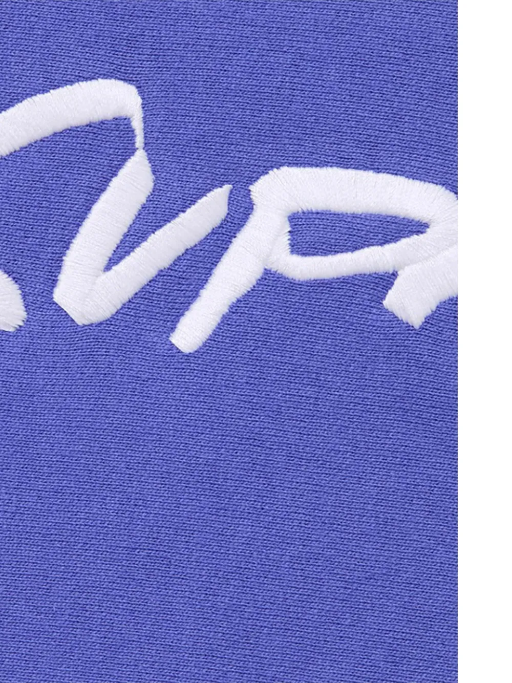 Supreme Futura hoodie met borduurwerk Paars