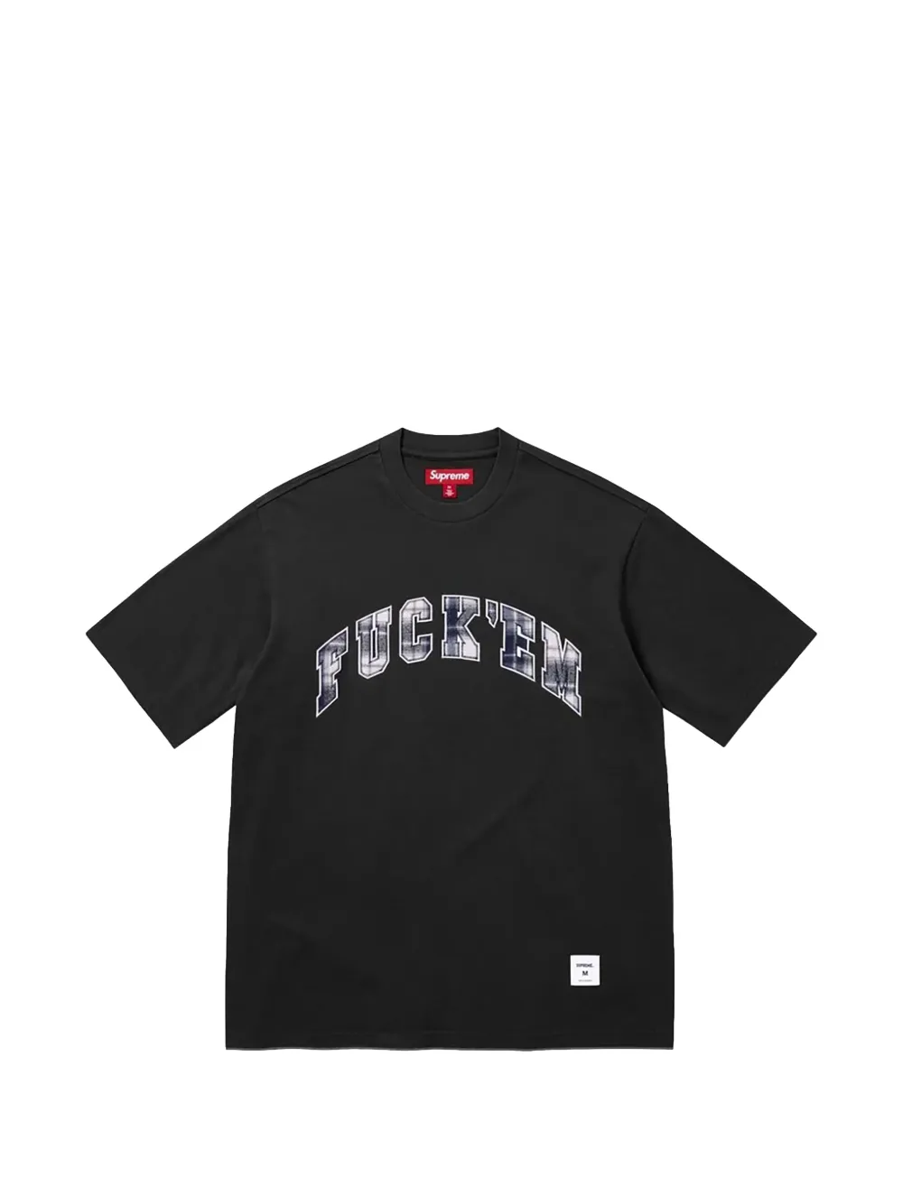 Supreme printed T-shirt - Nero