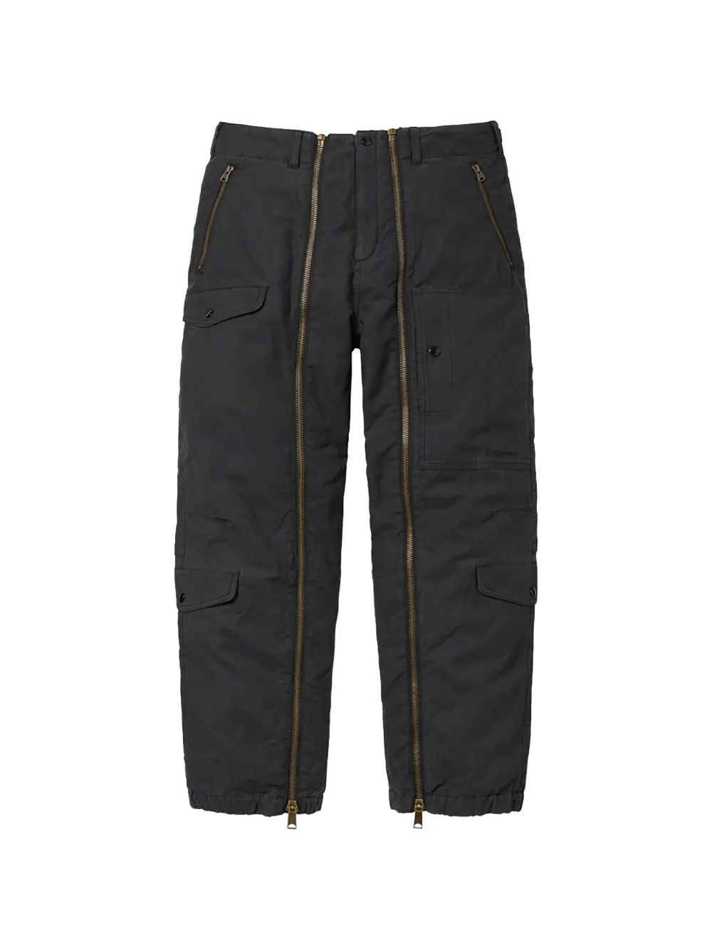 Supreme x Alpha Industries Flight cargo pants - Nero
