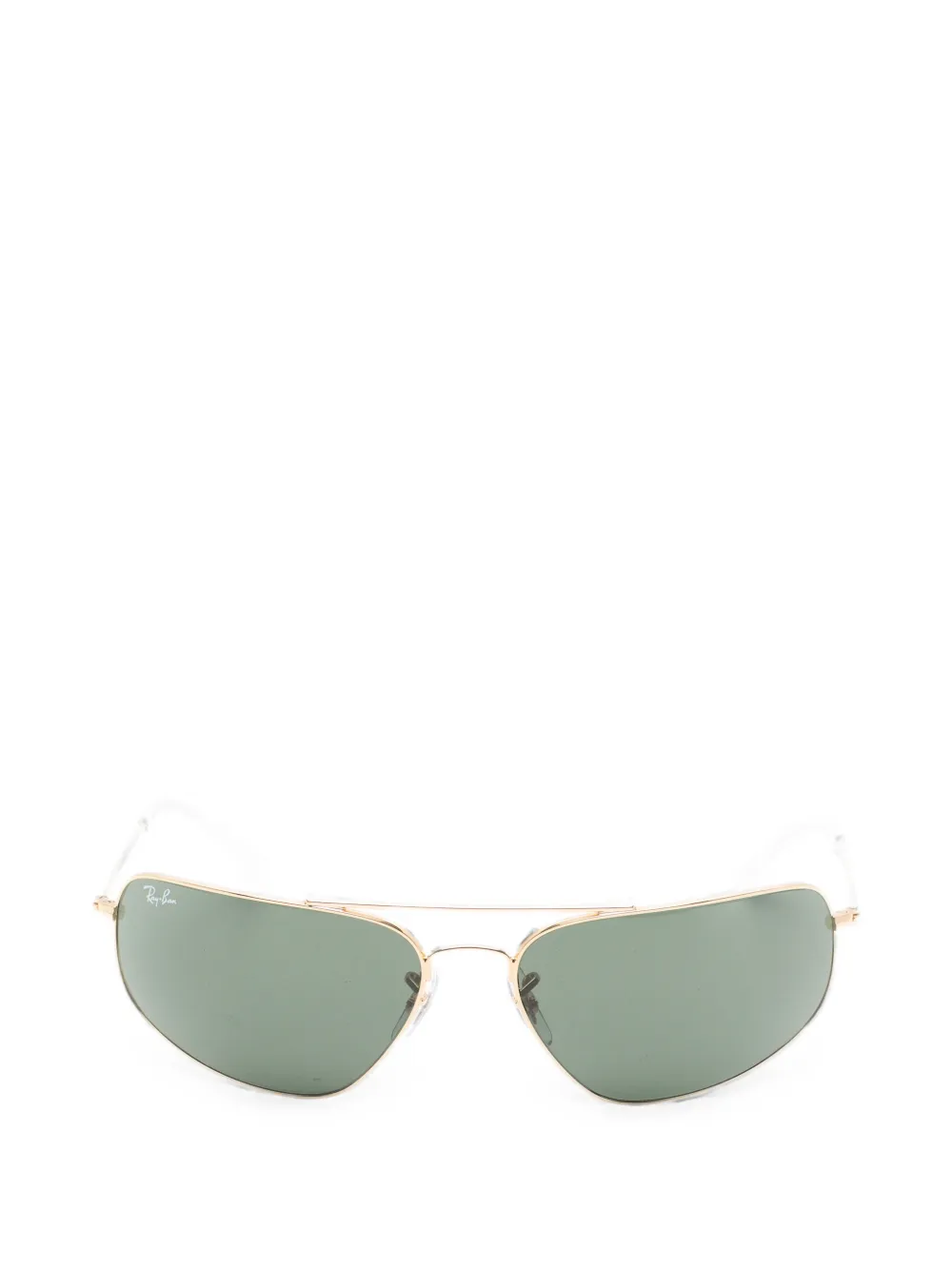 Ray Ban Geometric-frame Sunglasses In Gold