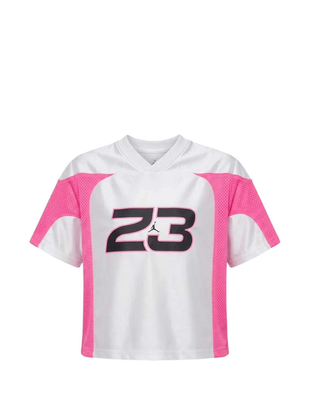 Nike mesh-panelled logo-print T-shirt - Weiß