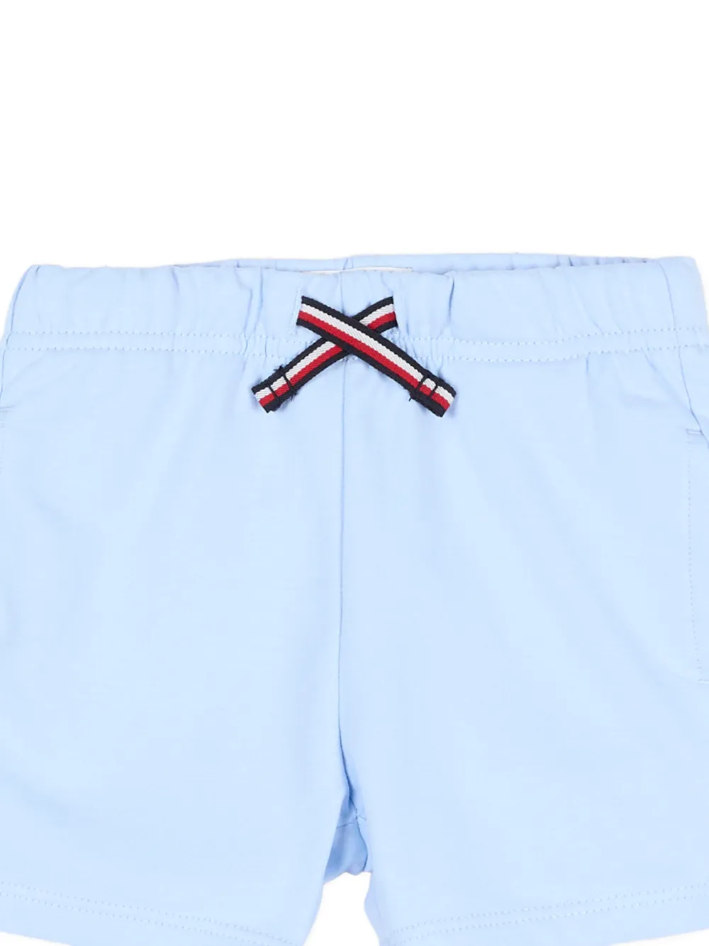 Tommy Hilfiger Junior Shorts met trekkoordtaille en logopatch Blauw