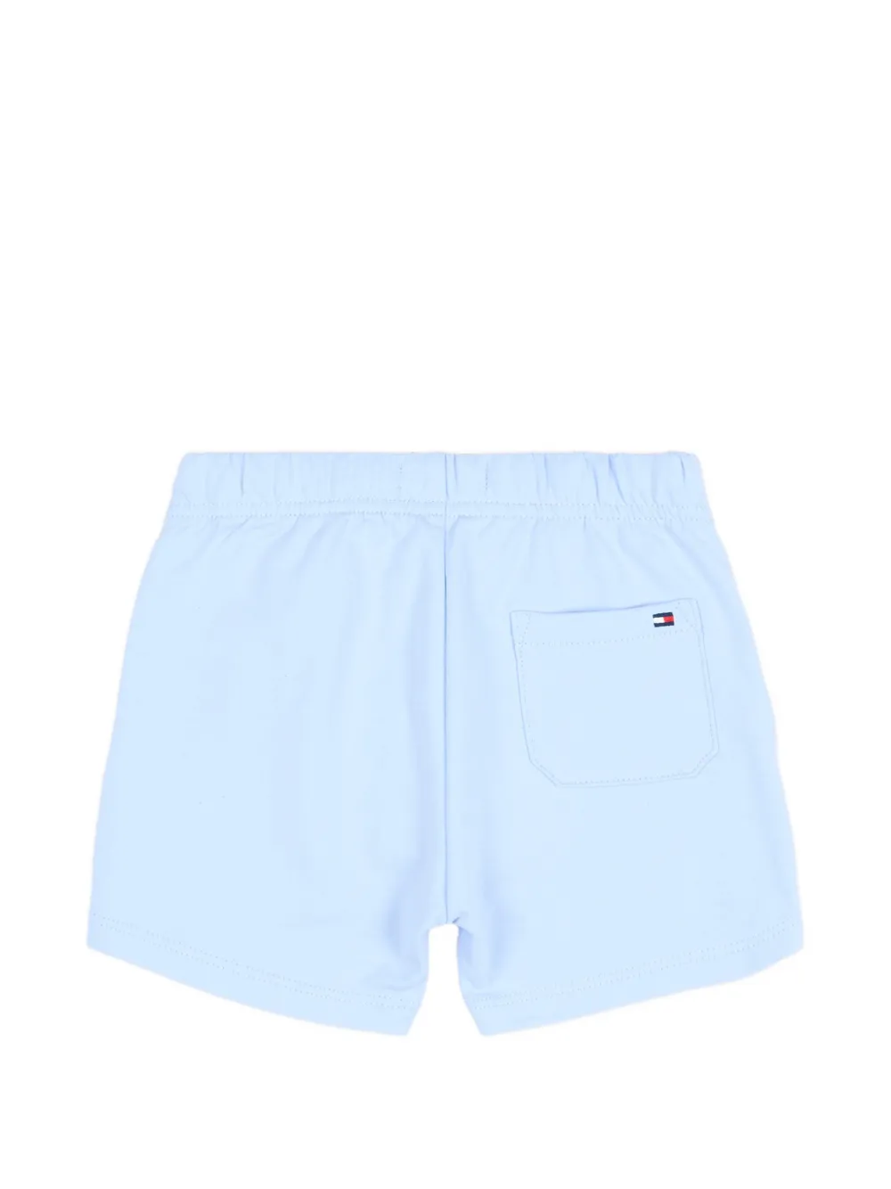Tommy Hilfiger Junior Shorts met trekkoordtaille en logopatch Blauw