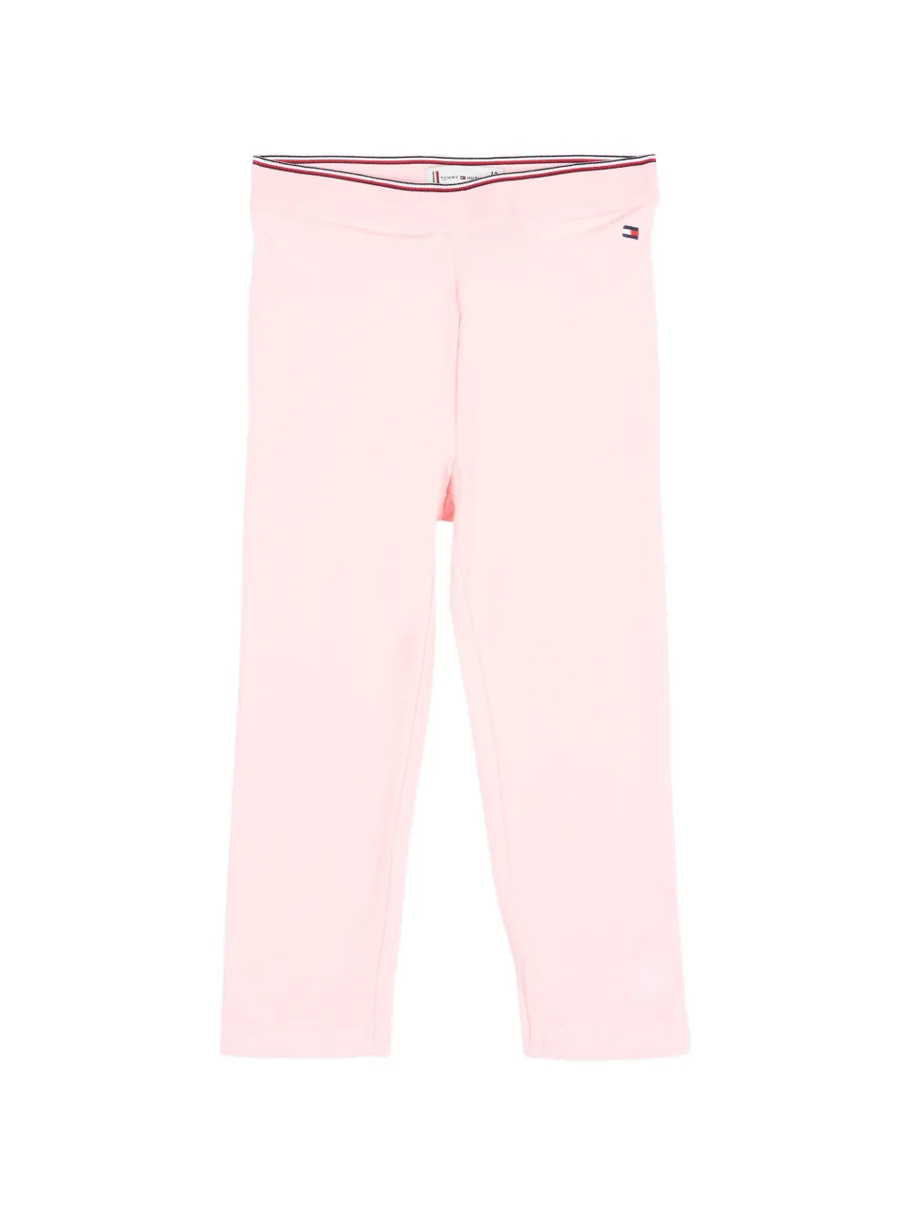Tommy Hilfiger Junior logo-embroidered leggings - Rosa