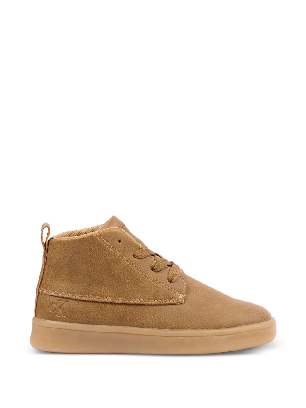 Calvin Klein Kids logo-embossed high-top sneakers Bruin