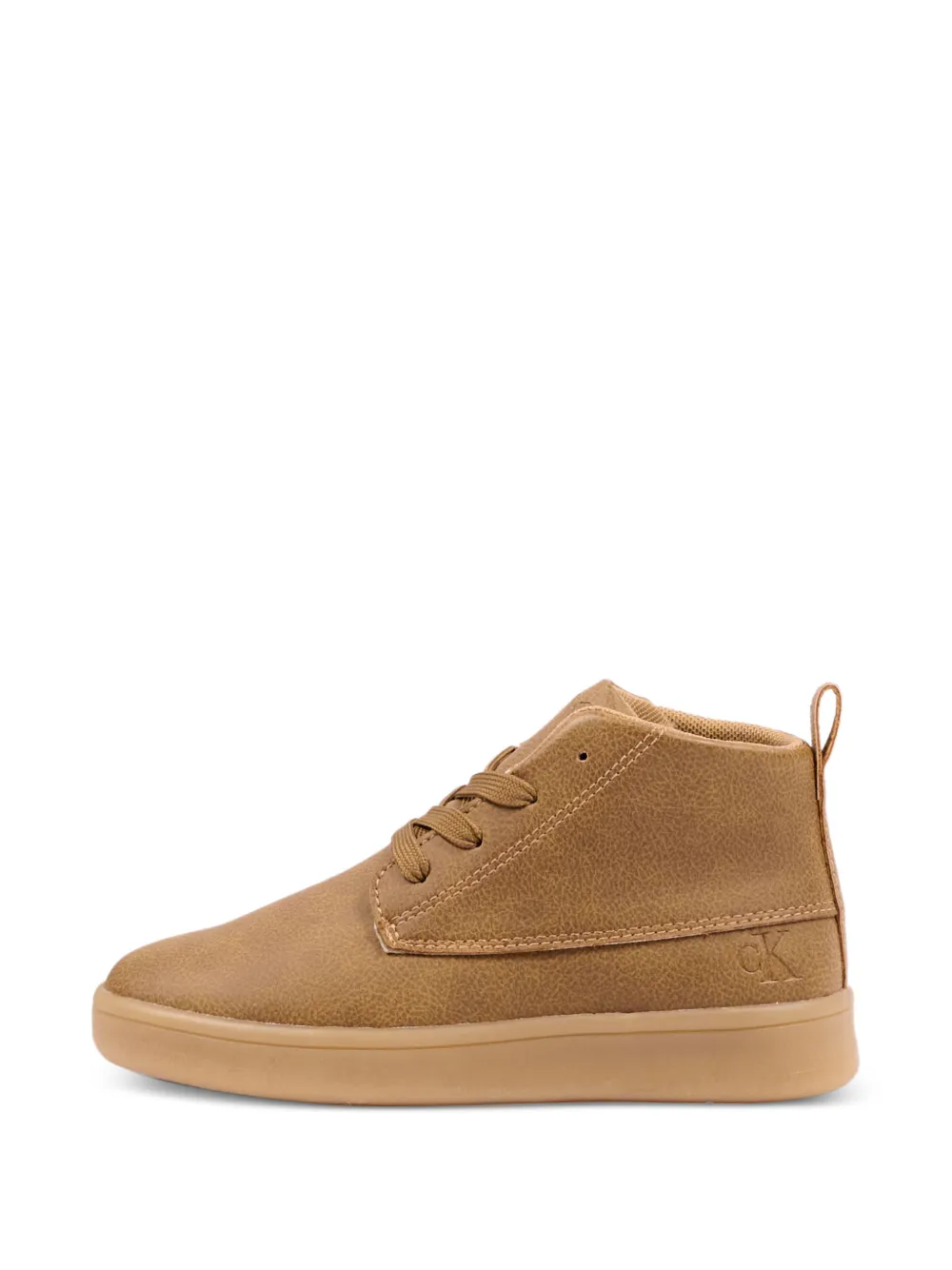Calvin Klein Kids logo-embossed high-top sneakers Bruin