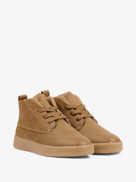 Calvin Klein Kids logo-embossed high-top sneakers