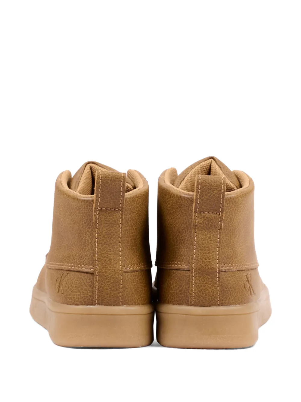 Calvin Klein Kids logo-embossed high-top sneakers Bruin