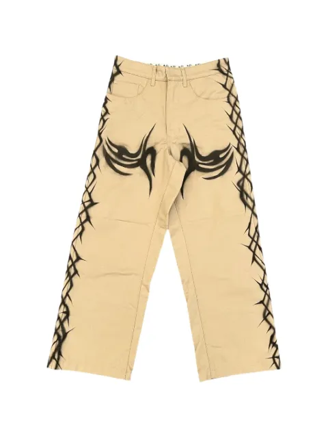 HELLSTAR graphic-print trousers