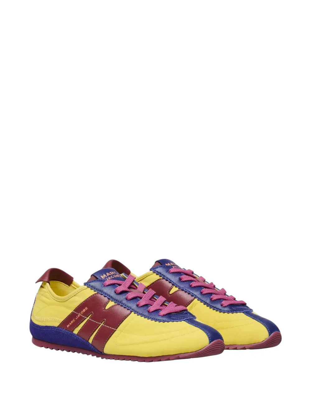 Marc Jacobs The 400 Bleecker Runner lace-up sneakers Geel