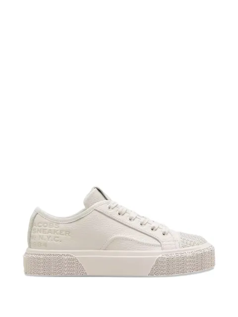 Marc Jacobs Sneakers aus strukturiertem Leder mit Logo-Prägung