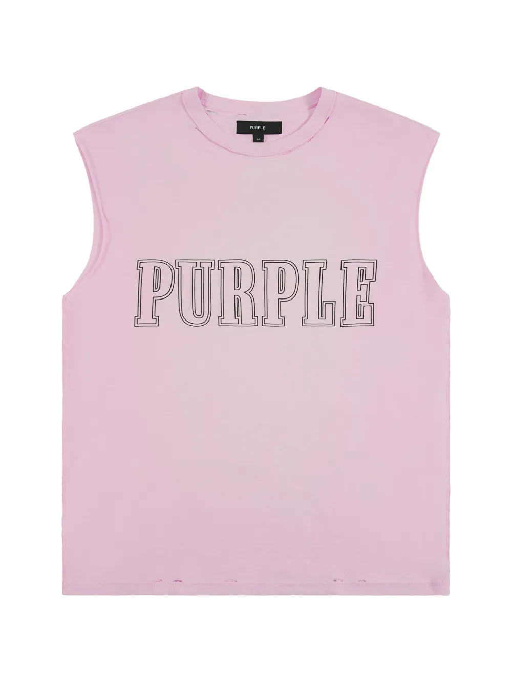 Purple Brand Slab logo-print sleeveless vest - Rosa