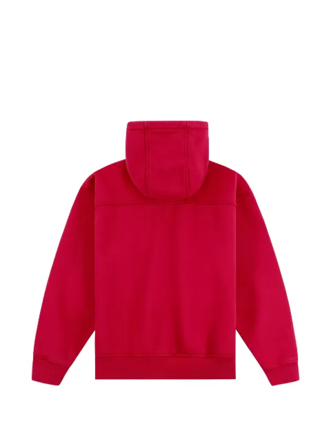 Rhude 클래식 2 로고 자수 풀집 후드티