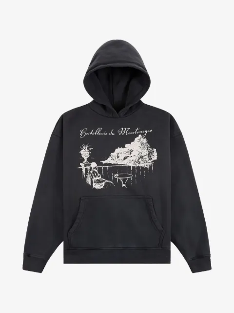 RHUDE hoodie Montenegro Morada